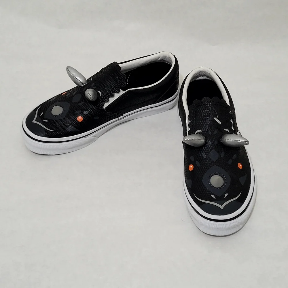 Vans Girls Triceratops Slip On Sneakers